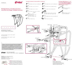 PORTE BAGAGE TUBUS ARRIERE LOGO EVO 7 PORTE BAGAGE TUBUS ARRIERE LOGO EVO -Tous Les Vélos Soldes capture 80100 2